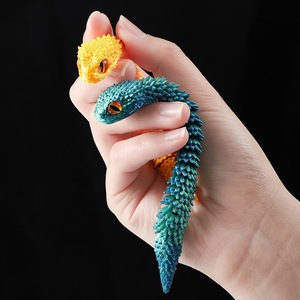 Modèle d'animal congelé imprimé en 3D personnalisé OEM tendance, jouet en plastique à articulations mobiles, cadeau pour enfants, vente en gros - Product Image 2
