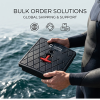 Batería Eléctrica Impermeable Verificada para Tabla de Surf, Paquete de Energía Efoil con Textura de Rejilla de Diamante, Módulo Cuadrado con Celdas y Mango en T