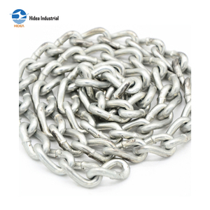 Cadena de Acero al Carbono Estándar Americano NACM90 HIDEA, Eslabones Retorcidos Galvanizados, Cadena de Elevación Industrial de Alta Resistencia - Product Image 3