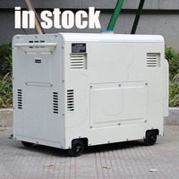 Chinesische Leistung Deutscher mobiler 2-Zylinder 5000 Watt 7,5 kW 8 kW 48 V 48 Volt Gleichstrom-Silent schweiß generator Diesel generator