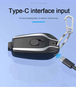 แบตสำรองขนาดเล็ก1500มิลลิแอมป์ต่อชั่วโมงพวงกุญแจแบบพกพาสำหรับ <span class=keywords><strong>iPhone</strong></span> กับ Samsung - Product Image 6