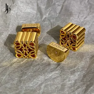 JOJO Moda lujo 18K chapado en oro marca pendientes joyería de moda pendientes