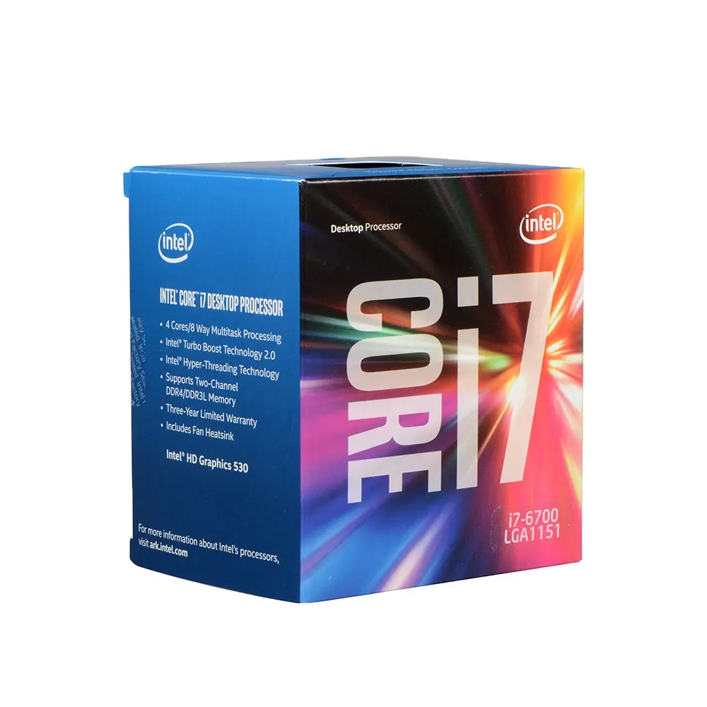 Intel Core Skylake 4 Core 3.4 GHz LGA 1151 65W CM8066201920103 Desktop Processor i7-6700