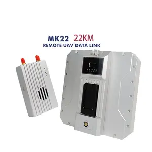 Mk22 datalink 22Km sistema de comunicação UAV dados de vídeo e sistema de transmissão de telemetria RC para drone