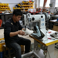 GY-168 à grande vitesse Machine à coudre à couture latérale à double fil Machine à coudre industrielle Fabrication de chaussures Prix des ventes directes
