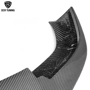 <span class=keywords><strong>2023</strong></span> + modèle X lèvre avant en Fiber de carbone sèche pour Tesla modèle X véritable carbone avant pare-chocs séparateur Kits de carrosserie décoration extérieure - Product Image 5