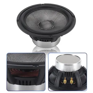 Woofer de rango completo 6,5 pulgadas 2 vías componente coches altavoz bocina de aire 160 vatios sistema de audio para coche súper fuerte