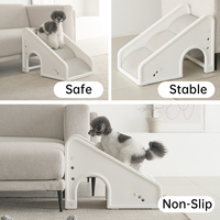 Echelles d'escalade pour petit chien personnalisées en gros 3 niveaux de hauteur réglables rampes pour chien en HDPE pour canapé