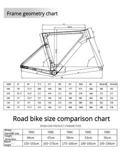 Bicicleta de Carretera <span class=keywords><strong>Ligera</strong></span> Twitter R15 de Fibra de Carbono 700c, 24 Velocidades, Frenos de Disco Hidráulicos, Bicicleta de Carreras Cortavientos - Product Image 6