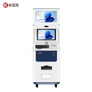 Hot Selling 21,5 19 Zoll Dual-Screen WINDOWS 10 SDK Touchscreen-Druck kioske Self-Service-Barzahlung Kioske Anpassung