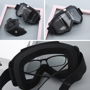 <span class=keywords><strong>Maschera</strong></span> Protettiva Integrale Antivento ad Alta Definizione per Ciclismo, Schermo Facciale da Cavaliere, Protezione Completa per <span class=keywords><strong>Paintball</strong></span> Tattico - Product Image 5