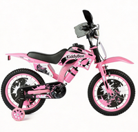 Vélo pour enfants de style moto, 12-20 pouces, en stock direct usine, avec roues d'apprentissage et porte-bouteille pour garçons