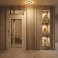 Meilleur prix, monte-escalier hydraulique en acier inoxydable certifié ISO, fonctionnement fluide et sûr, pour personnes âgées, handicapées, usage en villa, PVC intérieur