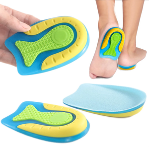 Plantillas de Gel de Silicona para Alivio del Dolor en el Talón, para Espolones Calcáneos, Fascitis Plantar, con Amortiguación y Aumento de Altura - Product Image 1