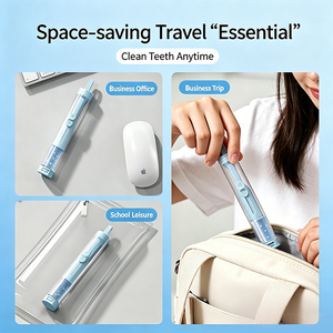ETRAVEL Kit <span class=keywords><strong>de</strong></span> <span class=keywords><strong>brosse</strong></span> <span class=keywords><strong>à</strong></span> dents <span class=keywords><strong>de</strong></span> <span class=keywords><strong>voyage</strong></span> portable 2-en-1, <span class=keywords><strong>brosse</strong></span> <span class=keywords><strong>à</strong></span> dents pliable et <span class=keywords><strong>dentifrice</strong></span> <span class=keywords><strong>avec</strong></span> poils souples pour les voyages d'affaires - Product Image 5