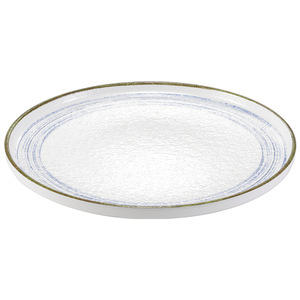 Round <b>Plate</b> Imitation Porcelain Hotel <b>Large</b> Cold Dish <b>Plate</b> Japanese Barbecue Western Steak Flat <b>Plate</b> Commercial Use - Product Image 2