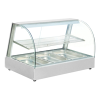 CosBao BN-B27-6 Peralatan Hotel Komersial Stainless Steel 6 Pan Counter Top Pemanas Makanan Listrik Bain Marie Display 30-110