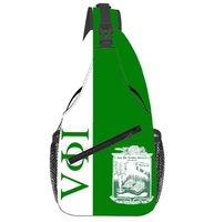 Bolso de pecho personalizado Sigma Gamma Rho con letras griegas, mochila deportiva de viaje, bandolera, regalo de hermandad unisex, a la moda y casual