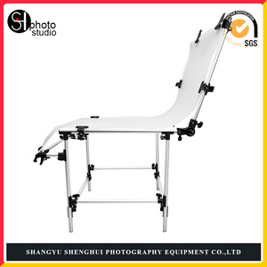 SH Photo Studio Photography Table 60x130cm Aluminum Semi Transparent PVC Still Life Product Photography Equipment - Product Image 3