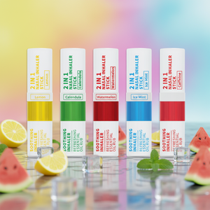 Diffuseur d'huiles essentielles au menthol non médicamenteux OEM <span class=keywords><strong>pour</strong></span> soulager le nez et arrêter de fumer, inhalateur nasal 2 en 1, bâton énergétique - Product Image 1