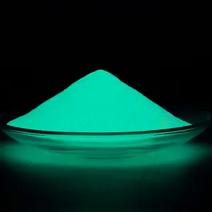 Polvere luminosa blu verde di alta qualità che si illumina al buio In polvere