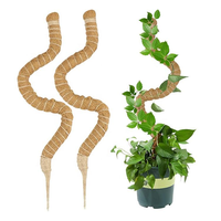 Poteau de soutien pliable en fibre de coco pour plantes grimpantes - Empilable, écologique, pour usage domestique et commercial, personnalisable