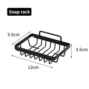 Offre Spéciale Récepteur de douche 4 pièces antirouille de grande capacité avec porte-savon Réservoir de douche <span class=keywords><strong>d</strong></span>'angle avec 8 crochets - Product Image 2