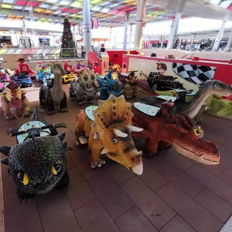 shoppingmall attract children toys ride dinosaur ride