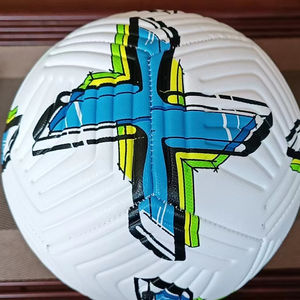 Ballon de football scolaire, vente en gros, taille 5 personnalisée, ballon de football en PVC cousu à la machine - Product Image 6