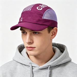 <b>PURPLE</b> LIGHTWEIGHT CANVAS QUICK DRY SPORTS CAP LOGO BREATHABLE ADJUSTABLE BASEBALL CAP MEN/WOMEN TRAVEL OUTDOOR HIKING CYCLING - Product Image 1