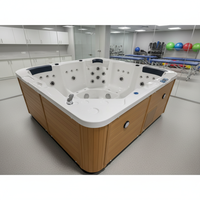 Pour les complexes hôteliers : Baignoire de massage par hydrothérapie avec jets d'eau, jacuzzi gonflable