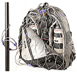 Sac en maille antivol en acier inoxydable, sacs antivol en maille de corde en acier inoxydable pour filet de sécurité de projecteur - Product Image 6