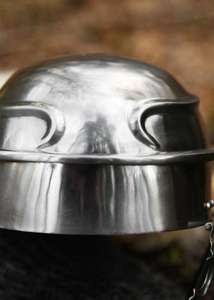 Casco Romano Plateado/Dorado de Primera Calidad, Adorno Decorativo, Artesanía Metálica, para Disfraces, Eventos, Festivales, Actuaciones Escénicas - Product Image 6