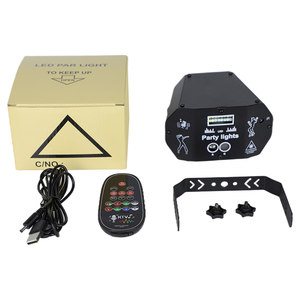 جديد 3 في 1 البسيطة LED أضواء الليزر DJ مصباح أشعة التحكم الصوتي ستروب تأثير المرحلة كشاف ضوئي للنادي الليلي RGB كشاف إضاءة للحفلات - Product Image 5