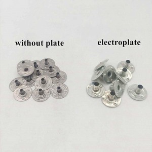 Support de mèche électroplaqué anti-rouille 14*3mm pour accessoires de fabrication de bougies, base métallique pour mèches en coton, support de mèche, languette de mèche - Product Image 2