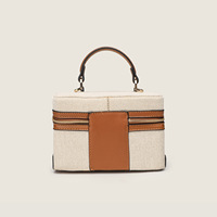 Mode boîte fourre-tout femmes sacs à main concepteur épais toile épaule sacs à bandoulière décontracté petits sacs à main fête pochette 2025 seau Sac
