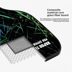 ชุดไม้พายพิคเคิลบอลระดับมืออาชีพ |   แกนรังผึ้งไฟเบอร์กลาสและโพลีโพรพิลีนเกรดพรีเมียม |   ด้ามจับตามหลักสรีรศาสตร์ |   กระเป๋าพียูแบบพกพา - Product Image 3