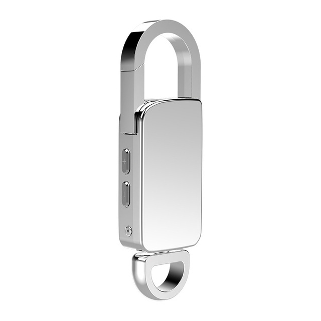 OEM Metal Mini Keychain Audio Voice Recorder Digital MP3 Playback Noise Reduction Recording Portable Keyring Dictaphone S20