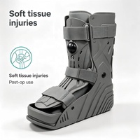 Orthèse de marche orthopédique de haute qualité avec support OEM, semelle compensée en EVA, conception respirante et fermeture auto-agrippante, orthèses médicales