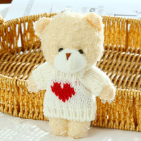 Porte-clés en peluche ours en peluche, pendentif animal en peluche, adorable mini ours en peluche, jouet en peluche, breloque pour sac, vente en gros, cadeau personnalisé