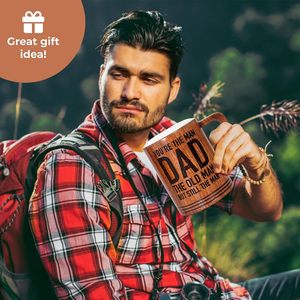 Regalos para papá Tazas de café divertidas Día <span class=keywords><strong>del</strong></span> Padre Regalos de cumpleaños Cool Dad Cumpleaños Regalos de Navidad Tazas de cerveza de madera grandes - Product Image 2