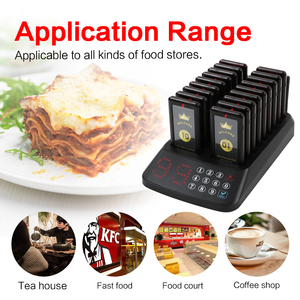 Miễn Phí In Logo Không Dây Khách Gọi Điện Thoại Nhà Hàng Hệ Thống Máy Nhắn Tin Cho Cà Phê Món Tráng Miệng Cửa Hàng Nhà Máy Bệnh Viện Phòng Khám Thực Phẩm Tòa Án - Product Image 3