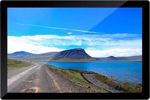 10.1 Inch Wall Mounted Android Capacitance <b>Touch</b> Screen LCD Digital Signage Displays Smart Terminals with NFC Payment - Product Image 4