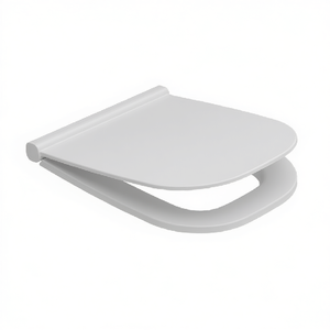 Siège de toilette thermoformé à fermeture douce Alba, gris ciment, longueur 53 cm, largeur 33 cm - Product Image 3