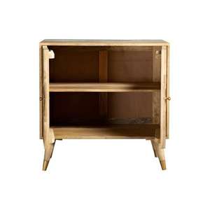 Varsovie Armoire d'appoint en bois de manguier à 2 portes classique de luxe traditionnel de meilleure qualité Meubles de maison pour le salon, la maison et le bureau - Product Image 2