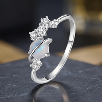 Anillo Moderno de Moissanita Estilo Punk con Engaste de Plata 925, Joyería de Uso Diario para Mujer, Regalo Certificado GRA