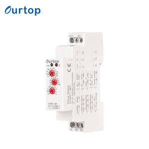 Ourtop รีเลย์ไฟกะพริบ LED มัลติฟังก์ชันปรับได้ ATMT1-M1สมมาตรรีเลย์จับเวลาสำหรับมอเตอร์ไฟ - Product Image 3