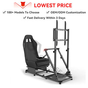 Cockpit de Simulation de Course GY084 Réglable OEM ODM, Siège de Jeu de Course pour <span class=keywords><strong>PC</strong></span>, Playstation 2 3, Wii, Logitech G25, G27, G920, G29 - Product Image 3