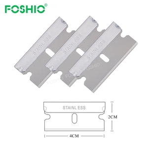 Cuchilla raspadora de acero al carbono y acero inoxidable, 100 unidades por paquete - Product Image 3