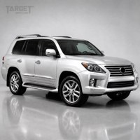 Moulures latérales chromées pour Lexus LX570 2012, garniture de porte, panneau de porte inférieur, accessoires de style extérieur